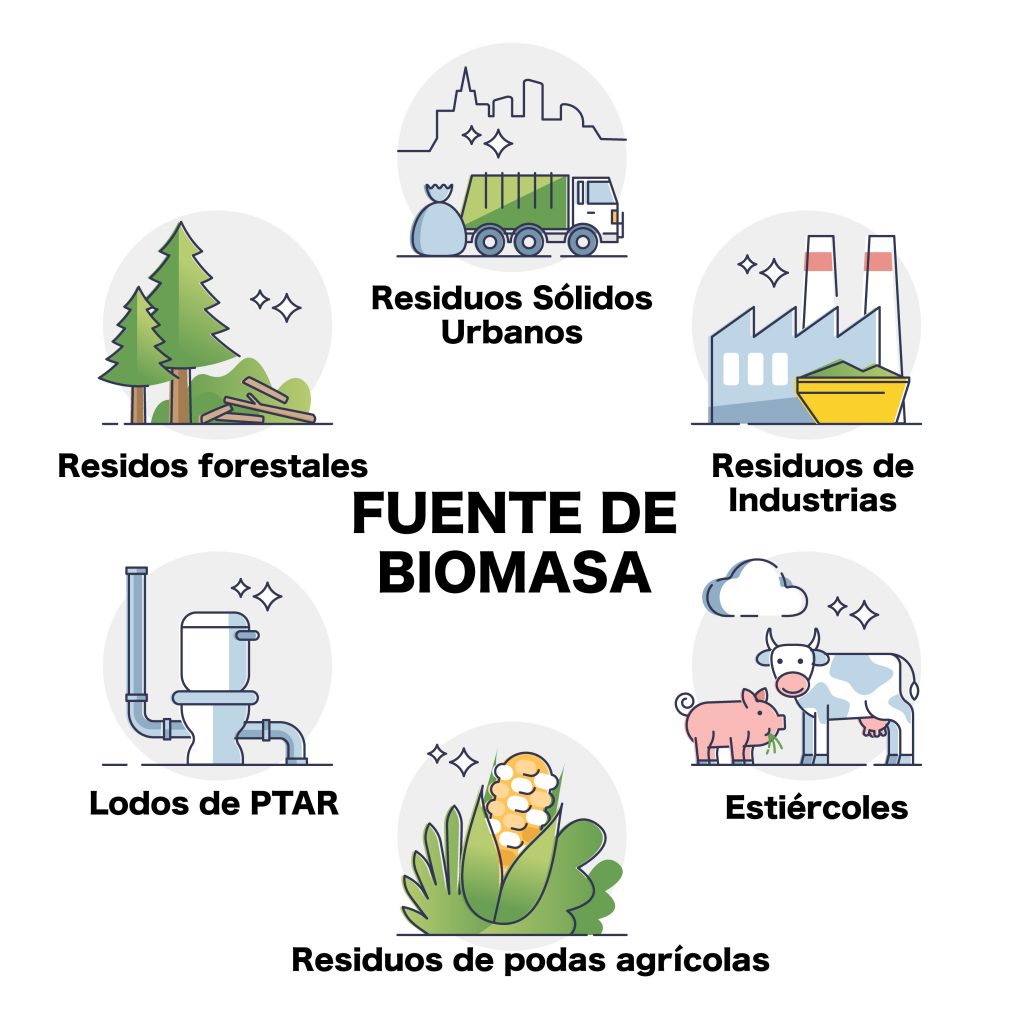 Fuentes de Biomasa